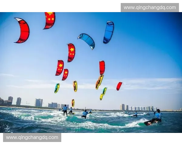 风筝冲浪挑战极限感受海风与速度的完美融合